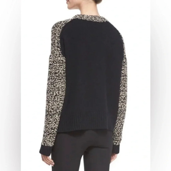 Rag & Bone speckled color blocked pullover wool oversized sweater Sz Xs - Picture 3 of 14